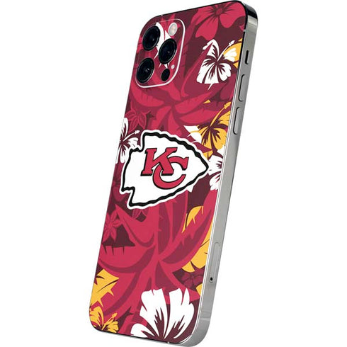 NFL Kansas City Chiefs Tropical Print iPhone 12 Pro Max Skin