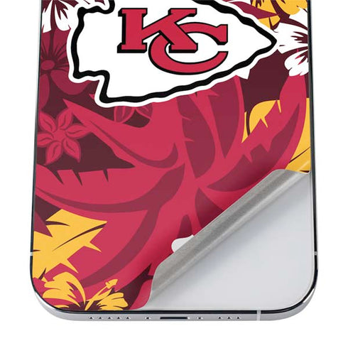 NFL Kansas City Chiefs Tropical Print iPhone 12 Pro Max Skin