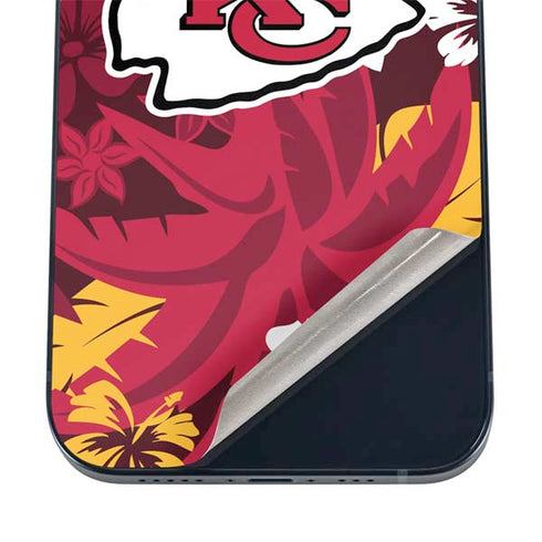 NFL Kansas City Chiefs Tropical Print iPhone 12 Skin
