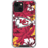 NFL Kansas City Chiefs Tropical Print iPhone 13 Mini Clear Case