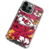 NFL Kansas City Chiefs Tropical Print iPhone 13 Pro Clear Case