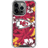 NFL Kansas City Chiefs Tropical Print iPhone 13 Pro Clear Case