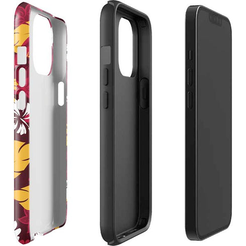 NFL Kansas City Chiefs Tropical Print iPhone 13 Pro Max Impact Case