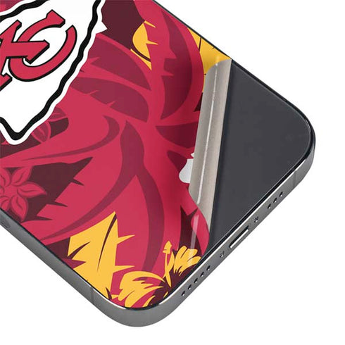 NFL Kansas City Chiefs Tropical Print iPhone 13 Pro Max Skin