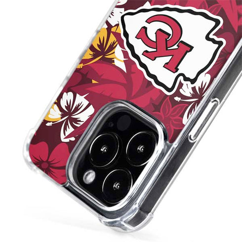 NFL Kansas City Chiefs Tropical Print iPhone 15 Pro Max MagSafe Case