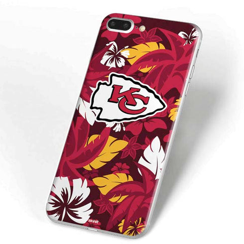 NFL Kansas City Chiefs Tropical Print iPhone 7 Plus Skin