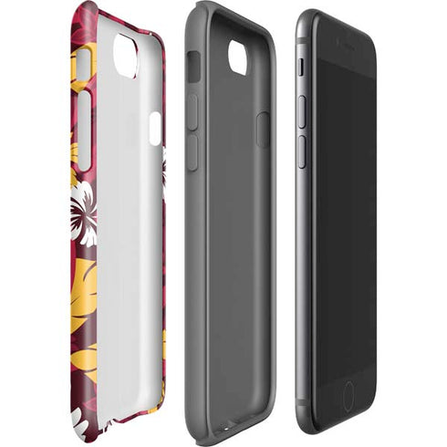 NFL Kansas City Chiefs Tropical Print iPhone SE (2nd & 3rd Gen) Pro Case
