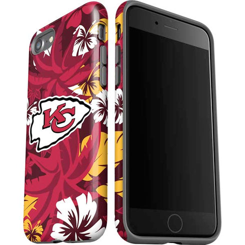 NFL Kansas City Chiefs Tropical Print iPhone SE (2nd & 3rd Gen) Pro Case