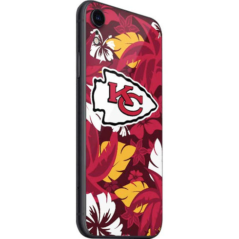 NFL Kansas City Chiefs Tropical Print iPhone SE (2nd & 3rd Gen) Skin