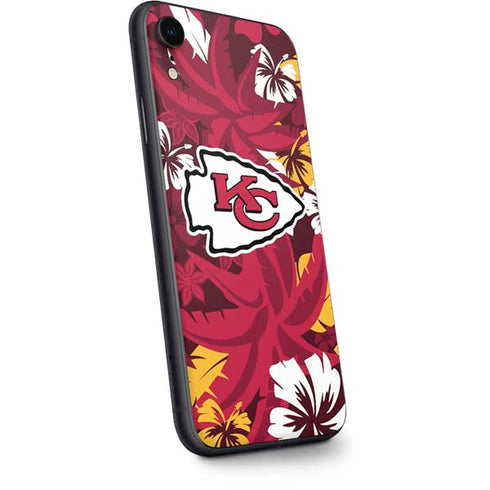 NFL Kansas City Chiefs Tropical Print iPhone XR Skin
