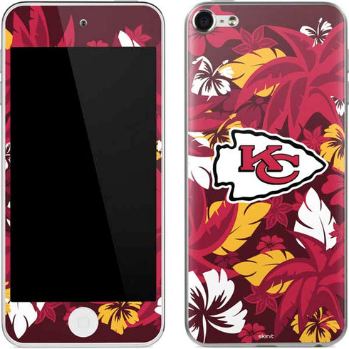 NFL Kansas City Chiefs Tropical Print Apple iPod Skin