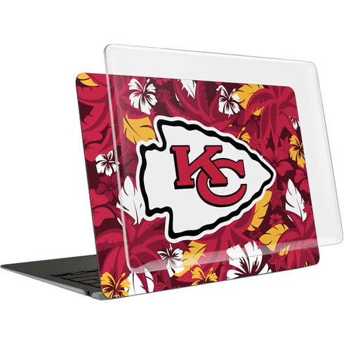 NFL Kansas City Chiefs Tropical Print MacBook Air 15in (2023-2025) Case plus Skin