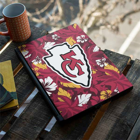 NFL Kansas City Chiefs Tropical Print MSI GS65 Stealth Laptop Skin
