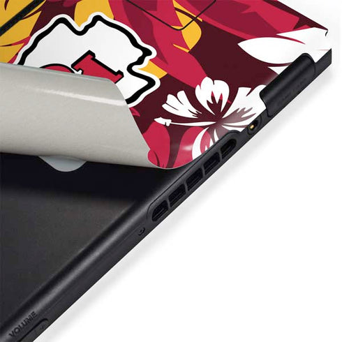 NFL Kansas City Chiefs Tropical Print Nintendo Switch Bundle Skin
