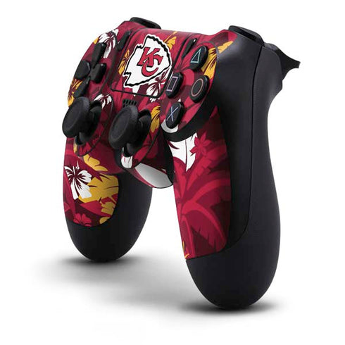 NFL Kansas City Chiefs Tropical Print PS4 Controller Skin