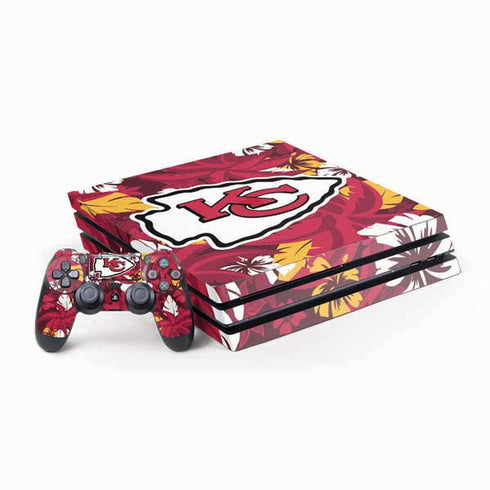 NFL Kansas City Chiefs Tropical Print PS4 Pro Bundle Skin