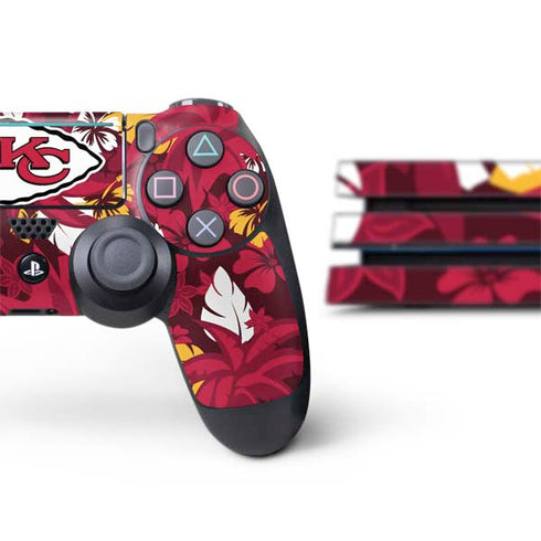 NFL Kansas City Chiefs Tropical Print PS4 Pro Bundle Skin