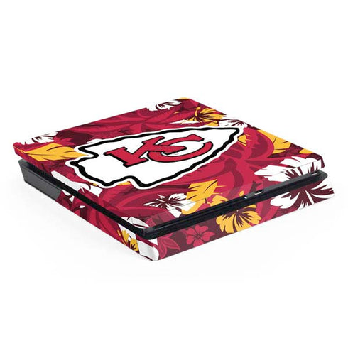 NFL Kansas City Chiefs Tropical Print PS4 Slim Skin