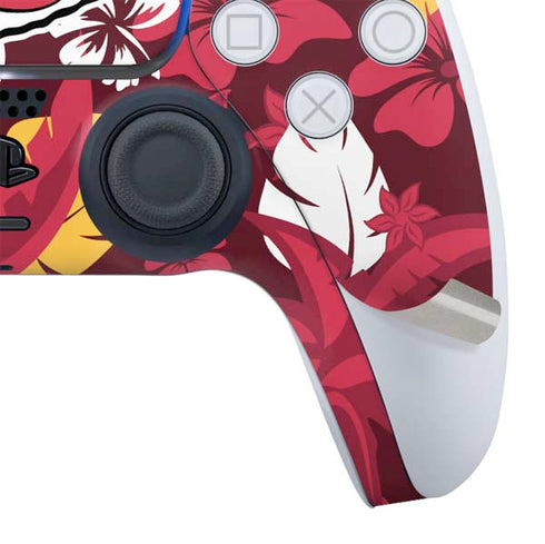 NFL Kansas City Chiefs Tropical Print PS5 Controller Skin