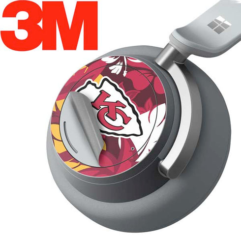 NFL Kansas City Chiefs Tropical Print Surface Headphones Skin