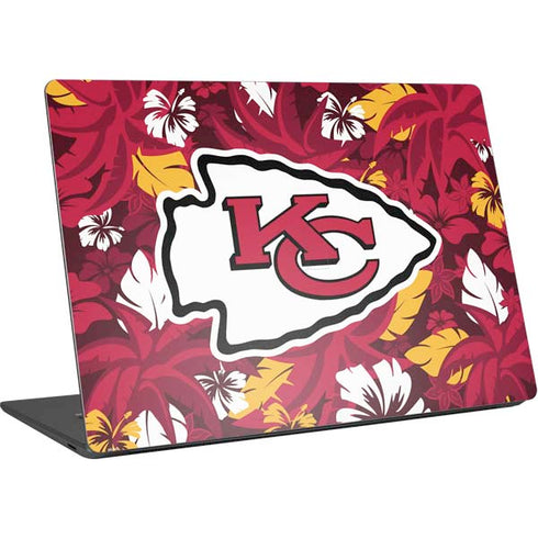 NFL Kansas City Chiefs Tropical Print Surface Laptop 4 15in Skin