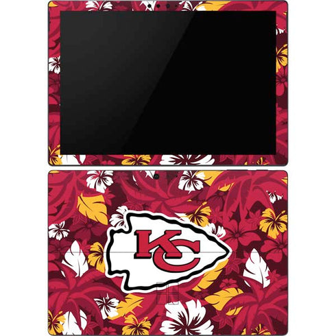NFL Kansas City Chiefs Tropical Print Surface Pro 6 Skin