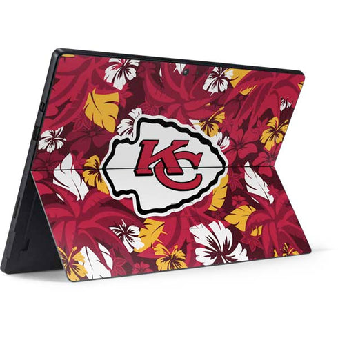 NFL Kansas City Chiefs Tropical Print Surface Pro 6 Skin