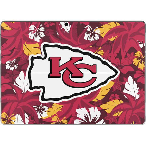 NFL Kansas City Chiefs Tropical Print Surface Pro 8 Skin