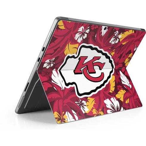 NFL Kansas City Chiefs Tropical Print Surface Pro 9 Skin