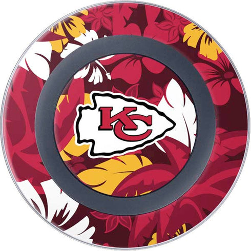 NFL Kansas City Chiefs Tropical Print Wireless Charger Skin
