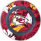 NFL Kansas City Chiefs Tropical Print Wireless Charger Skin