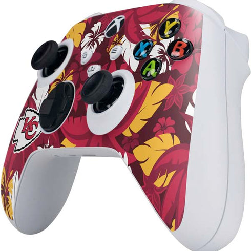 NFL Kansas City Chiefs Tropical Print Xbox Series S Controller Skin