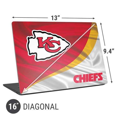 NFL Kansas City Chiefs Universal Laptop 16in (13 x 9.4in) Skin