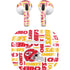 NFL Kansas City Chiefs White Blast Apple AirPods (3rd Gen 2021) Skin