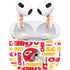NFL Kansas City Chiefs White Blast Apple AirPods (3rd Gen 2021) Skin