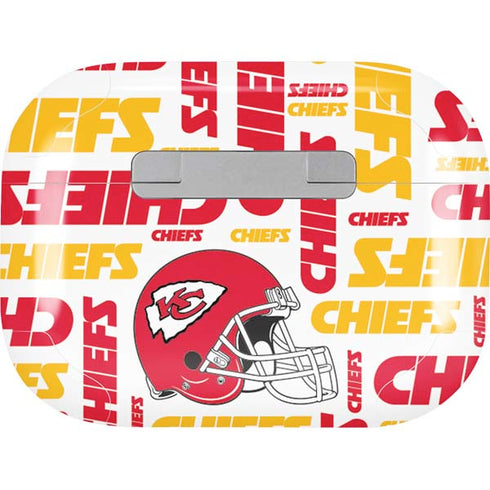NFL Kansas City Chiefs White Blast Apple AirPods Pro Skin