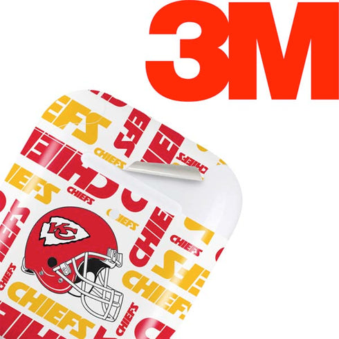 NFL Kansas City Chiefs White Blast Apple AirPods Skin