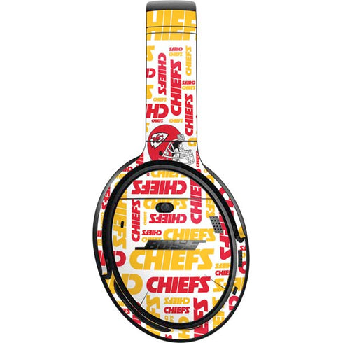 NFL Kansas City Chiefs White Blast Bose QuietComfort 35 II Headphones Skin