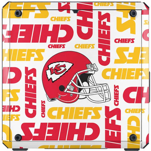 NFL Kansas City Chiefs White Blast Cooler Master MasterBox Q300L Mini Tower Skin