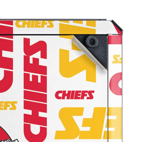 NFL Kansas City Chiefs White Blast Cooler Master MasterBox Q300L Mini Tower Skin