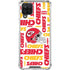 NFL Kansas City Chiefs White Blast Galaxy A12 Clear Case
