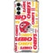 NFL Kansas City Chiefs White Blast Galaxy A13 5G Clear Case