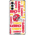 NFL Kansas City Chiefs White Blast Galaxy A13 5G Clear Case