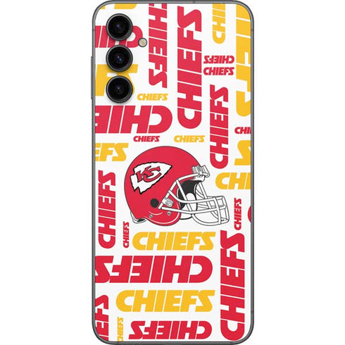 NFL Kansas City Chiefs White Blast Galaxy A14 5G Skin