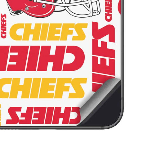 NFL Kansas City Chiefs White Blast Galaxy A14 5G Skin