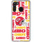 NFL Kansas City Chiefs White Blast Galaxy A21 Clear Case
