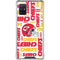 NFL Kansas City Chiefs White Blast Galaxy A51 5G Clear Case