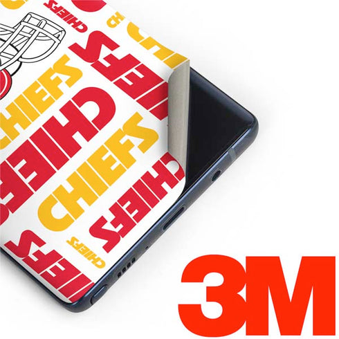 NFL Kansas City Chiefs White Blast Galaxy Note 9 Skin