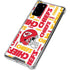 NFL Kansas City Chiefs White Blast Galaxy Note20 5G Clear Case
