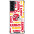 NFL Kansas City Chiefs White Blast Galaxy S21 5G Clear Case